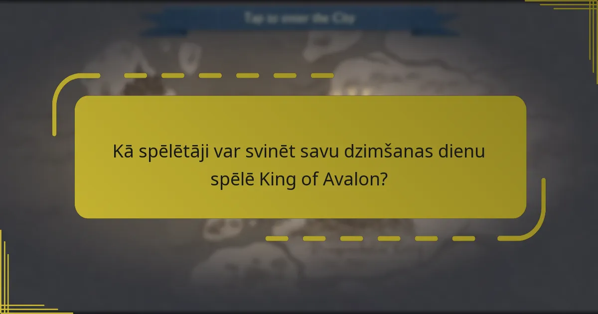 Kā spēlētāji var saņemt dzimšanas dienas sasniegumu balvas?