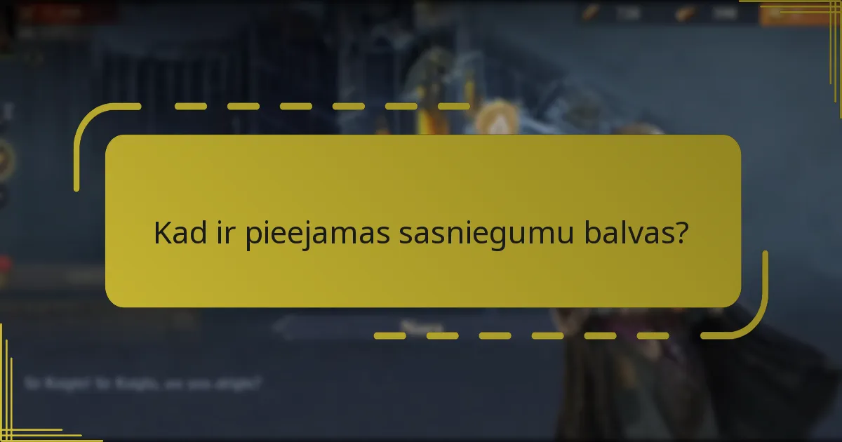 Kādi ir ieguvumi, piedaloties sasniegumu notikumos?